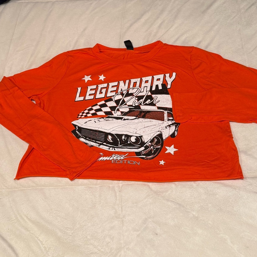 Windsor Orange Long Sleeve Tee